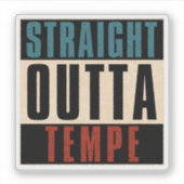 Sticker Sortie directe Tempe Arizona AZ (Devant)