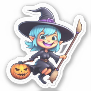 Sticker Sortir bien : Sourires et sorcier