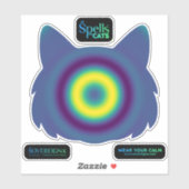 Sticker Sorts pour chats : Calmer Kitty (Calmant) (Feuille)