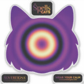 Sticker Sorts pour chats : Chat timide (Apaisant) (Devant)