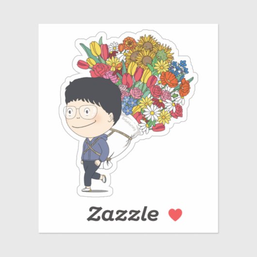 Sticker sosoHoney(68) Bouquet (Feuille)