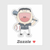 Sticker sosoHoney baseball (Feuille)