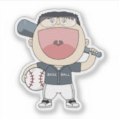Sticker sosoHoney baseball (Devant)
