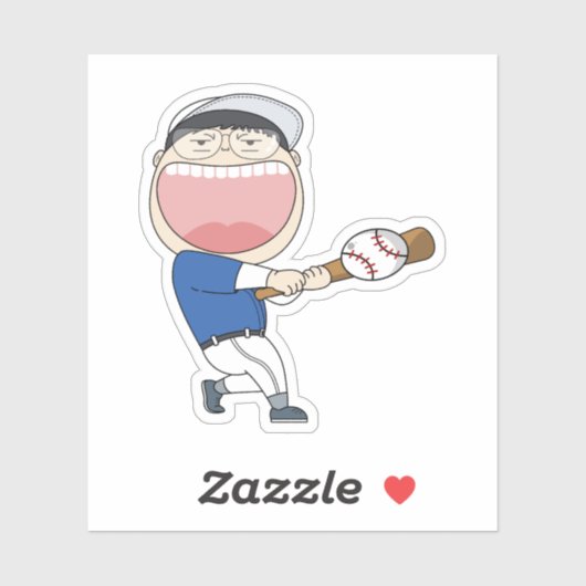 Sticker sosoHoney baseball (Feuille)