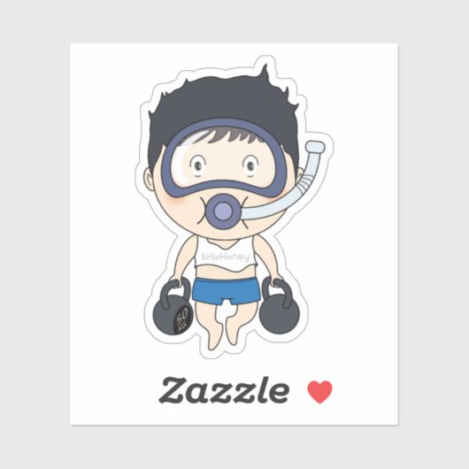 Sticker sosoMiel(30) mer (Feuille)