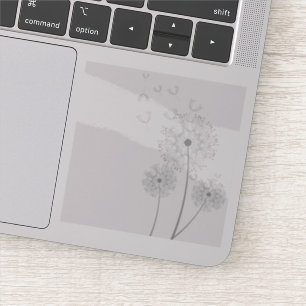 Sticker Soufflement de graines de pissenlit