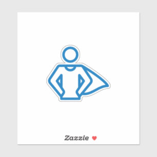 Sticker Souhaitez que les Granters soient des super-héros 