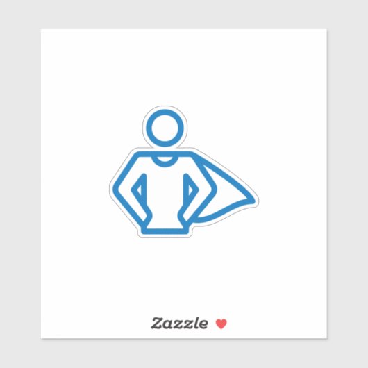 Sticker Souhaitez que les Granters soient des super-héros (Feuille)