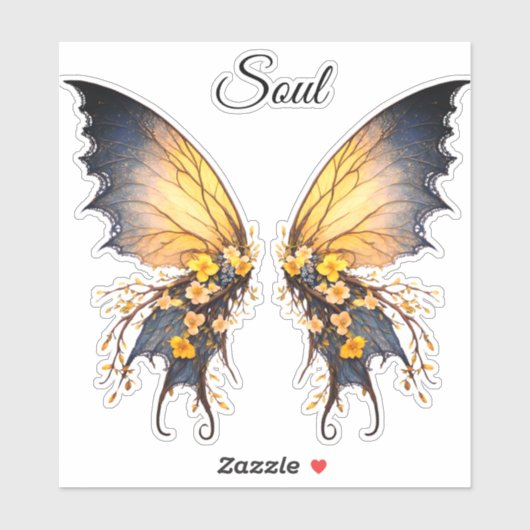 Sticker Soul Butterfly (Feuille)