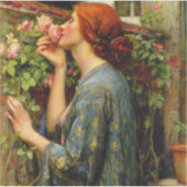 Sticker Soul of the Rose John William Waterhouse (Devant)