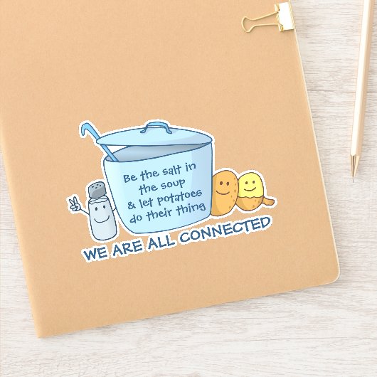 Sticker Soupe de pommes de terre salées (Carnet)