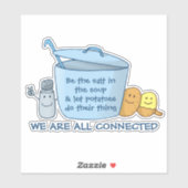 Sticker Soupe de pommes de terre salées (Feuille)