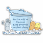 Sticker Soupe de pommes de terre salées (Devant)