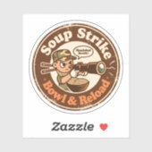 Sticker Soupe Strike Bowl Reloder Combat Food (Feuille)