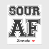 STICKER SOUR AF (Feuille)