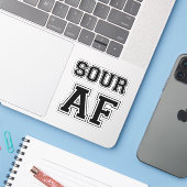 STICKER SOUR AF (Ordinateur portable avec iPhone)