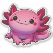 Sticker Sourire comme un Axolotl (Devant)