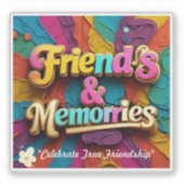 Sticker "Sourires réconfortants" (Devant)