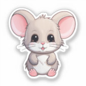 Sticker souris de dessin (Recto)