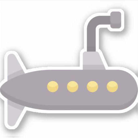 Sticker sous-marin (Devant)