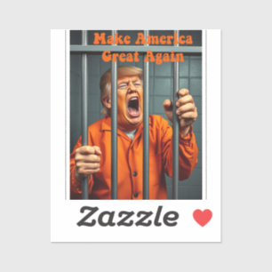Sticker Soutenez Kamala Walz Justice Trump Drôle Satire