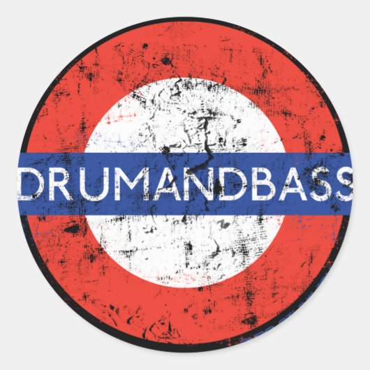 Sticker souterrain DnB (Devant)