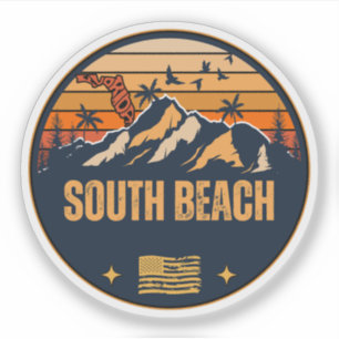 Sticker South Beach, Floride 