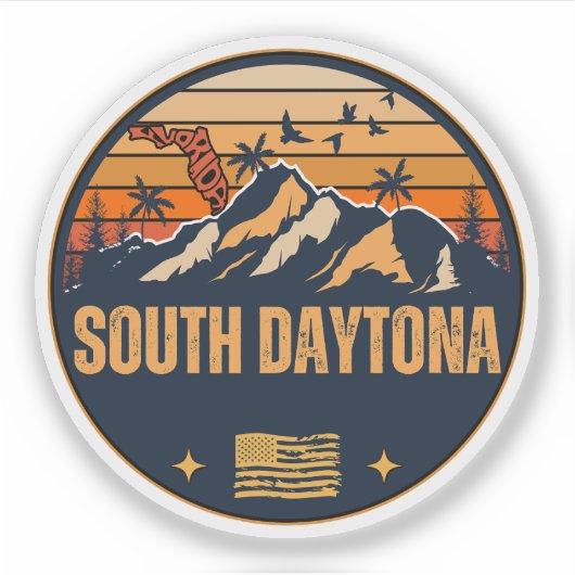 Sticker South Daytona, Floride (Devant)