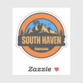 Sticker South Haven, Kansas (Feuille)