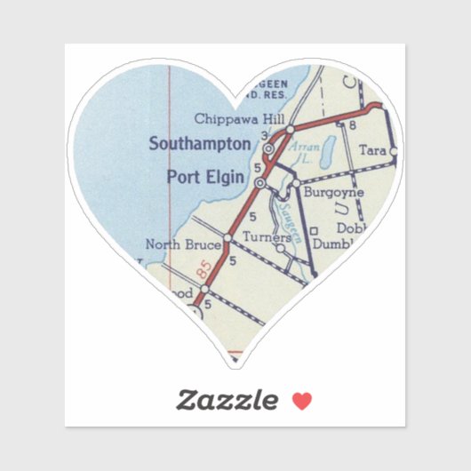 Sticker Southampton Ontario (Feuille)