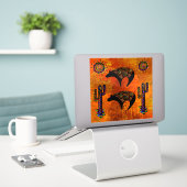 Sticker Southwestern Bear Art (Ordinateur portable sur le bureau)