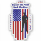 Sticker Soutien à la police (Devant)