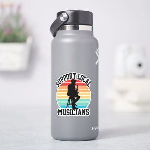Sticker Soutien Des Musiciens Locaux Pour Les Amoureux De
