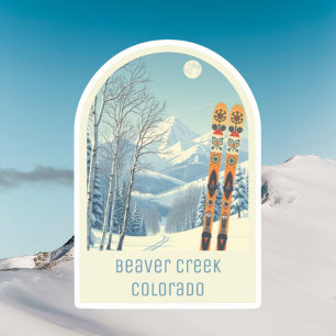 Sticker Souvenir de la station de ski de Beaver Creek Colo
