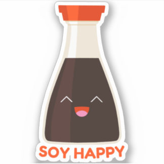 Sticker Soy Happy Jote Foodie