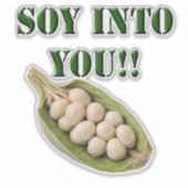 Sticker Soy Into You : A Vegan Love Story, (Devant)