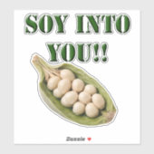 Sticker Soy Into You : A Vegan Love Story, (Feuille)