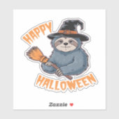 Sticker Soyez à l'aise avec notre T-shirt Halloween � l'Ul (Feuille)