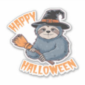 Sticker Soyez à l'aise avec notre T-shirt Halloween � l'Ul (Devant)