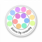 Sticker Soyez curieux (Devant)