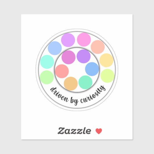 Sticker Soyez curieux (Feuille)