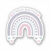 Sticker Soyez gentil avec votre esprit | Rainbow French Gr (Devant)