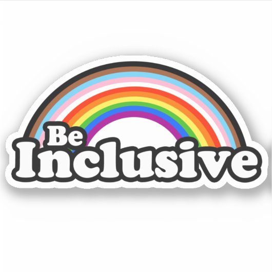 STICKER SOYEZ INCLUSIF (Devant)