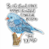 Sticker Soyez L'Oiseau Malade (Devant)