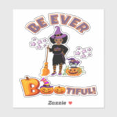 Sticker Soyez toujours un bon Halloween (Feuille)