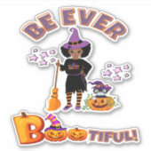 Sticker Soyez toujours un bon Halloween (Devant)