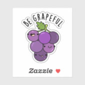 Sticker Soyez un jeu de pépins de raisin positif (Feuille)
