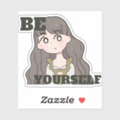 Sticker Soyez Vous-même – Amour-propre & Confiance  (Feuille)