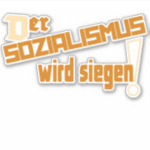 STICKER SOZIALISME DDR 1962 (Devant)