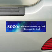 STICKER SOZO BUMPER (En voiture)